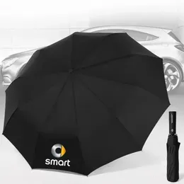 Car Fully Automatic Folding Sunshade Umbrella For Smart 451 453 452 450 454 Roadster Fortow EV Forfour EQ Accessories 240109