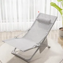 Camp Furniture Garden Portable Folding Beach Chairs Outdoor Sun Lounger Patio Recliner Chair Picnic Nap Silla Plegable WKOC