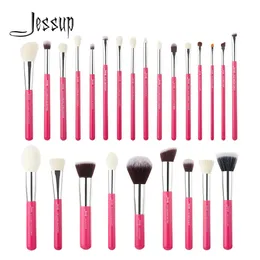 Borstar Jessup Beauty Makeup Borstes Set 625st Rosecarmin Powder Foundation Eyeshadow Line Blender Cosmetic Tools Dropshipping