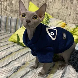 Trajes de gato roupas para animais de estimação roupas quentes sphynx para pequenos cães médios gatos outono inverno gatinho filhote de cachorro jaqueta casaco impresso hoodies