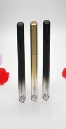7ml 립글로스 튜브 빈 입술 유약 병 바닥 정사각형 모양 금 검은 그라디언트 컬러 립 스틱 포장 용기 DHL 2008817