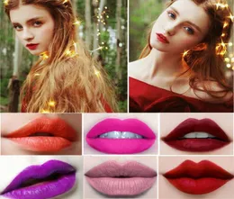 Maquiagem Batom Mate Sexy Lip Gloss Langlebige Schönheit Labiales Matte Lippenstift Make-Up Wasserdicht Lip Cosmetics2014231