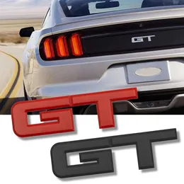 3DメタルカーレターフォードマスタングGT 2018 2019 2012 2017 2016 GT 500 350 40トランクエンブレムフェンダーGTステッカーアクセサリー