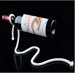 Floating Rope Wine Bottle Stand Magic Rack Bottle Holder Bar Tool3480371