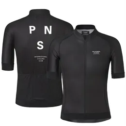 2019 Pro Team PNS Maillot de cyclisme d'été pour hommes à manches courtes Séchage rapide Vélo VTT Hauts Vêtements Porter Silicone Non-slip3043