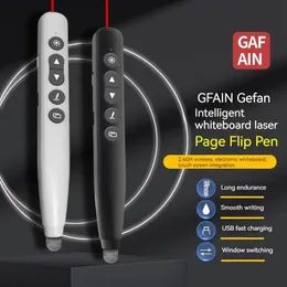 La penna per girare le pagine insegna la penna per telecomando per lavagna elettronica in grado di scrivere penna per proiezione di corsi PPT con penna multimediale integrata multifunzione