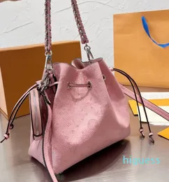 2024 bella designer balde velho flor aba cordão envelope sacos de ombro bolsa feminina luxo couro hobo mensageiros saco