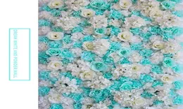 Artificial Rose 40x60cm Customized Colors Silk Rose Flower Wall Wedding Decoration Backdrop Artificial Flower Wall Romantic EEA1583629459