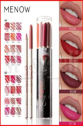 12 Colors Waterproof Matte Lipstick Pencil Lip Liner Makeup Contour Lip Tint Sexy Batom Mate Long Lasting Moisturizer Lipliner5531874