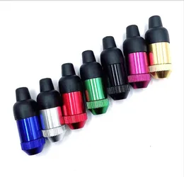 Nuovo tubo da fumo in metallo di gomma da 54 mm di lunghezza Tubo da fiuto per tabacco Colorato Tubo da fumo in alluminio USA Resistente Bocca in gomma Top 1157764