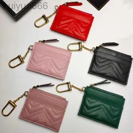 Designer Key Pouch Fashion Cow leather Purse keyrings Mini Wallets Coin Credit Card Holder 5 colors keychain X5601ZU