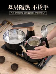 Electric Kettles T1 Fully Automatic Kettle Household Pumping Type Self-absorbing Bubble Tea Induction Cooker Tea YQ240109