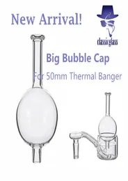XXL Bubble Carb Cap 46mm Dia för Big Bowl Double Tube Quartz Thermal Banger Pukinbeagle Thermal P Banger2690208