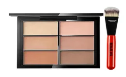 RedBlack Face Concealer Makeup Palette pędzle baza bazowa bronzer korektor konturowy paleta makijaż kosmetyków 8990117