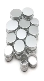 Aluminium-Dosen, 20 ml, 3920 mm, Schraubverschluss, runde Aluminium-Blechdosen, Metall-Vorratsdosen, Behälter mit Schraubverschluss für Lippenbalsam, Cont. 5789456