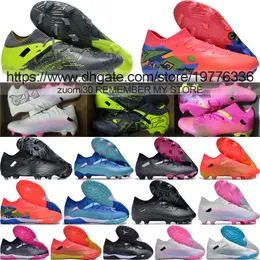 Wysyłaj z torbą Jakość NOWOŚĆ sezonu Buty piłkarskie Przyszłe 2024 FG Tf Turf Kid-Kian Football Cleats for Mens Training Wygodne miękkie skórzane buty piłkarskie rozmiar US 7-11,5