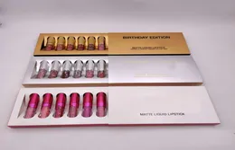 Kylie Jenner Lipgloss Cosmetics Matte Matte Lip Gloss Mini Leo Kit Lip Edition Limited مع Gold Retail Packaging6001476