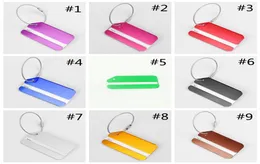 Aluminum Alloy Luggage Tags Travel Luggage Name ID Address Tags Luggages Consignment ID Card Travel Business Trip Accessories HHA68894066