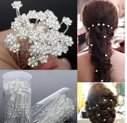 وصول جديد 3 دبابيس الشعر styleswedding لبرودة اللؤلؤ اللؤلؤ الزفاف دبابيس الرأس headpins u hairpin fork hair flower2459463