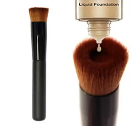 Großer flacher professioneller Perfektionsportbürbner Multipurpose flüssiger Fundament Pinsel Premium Premium Face Makeup Brush1092055