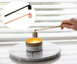 Candles Extinguisher Scented Candle Extinguisher Bell Shaped Candle Snuffer Stainless Steel Long Handle Candle Wick Snuffers BH2705806525