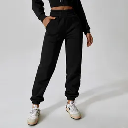 Męskie bluzy bluzy Al Micro Kurtka przycięta Pełna pluszowa linia przerwy na break jongging Sportswear High Waisted Sweatpants10tf