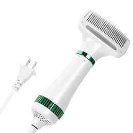 ملابس الكلاب 2 في أدوات التنظيف للحيوانات الأليفة مشط الشعر Cat Deshedding Brush Dryer 1 Blower White