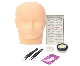 1set Verkauf Gefälschte Kopf Implantat Wimpern Modell Schönheit Make-Up Gefälschte Kopf Bequem Einfach Zu Bedienen Wimpern Extensions Praxis Set4365603