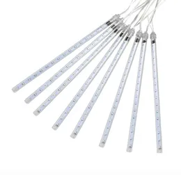 305080cm Tubo per doccia di meteoriti Luce per pioggia di meteoriti per esterni Impermeabile 8 tubi LED String Light per la decorazione della festa nuziale di Natale9923764