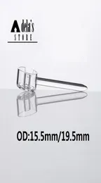 155mm 195mm 연기를위한 석영 탄수화물 캡 Enail Grail Banger Nail with Dabble Hook One Air Hole Nails Electronic Dab Rig9820140