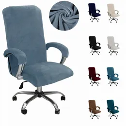 Office Computer Desk Chair Covers Armchair Protector Black Blue White High Quality Housse De Chaise Includ Armrest Gamer Covers 240108