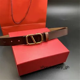 Leisure belt for woman designer cinto plated gold v buckle mature trendy classic ceinture wide about 3cm valentino adjustable size luxury belt Valentino belt 5 SX88