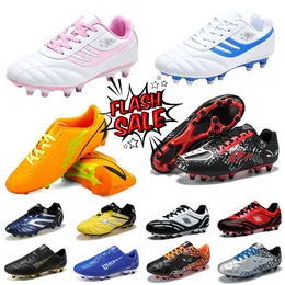 2024 Designerskor Herrkvinnor Soccer Shoes Football Boot White Green Cleat Zooms Mesh Trainer Sport Football Cleats Accelerator Grape Light Storlek 35-45