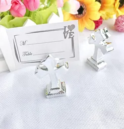 Cross Table Card Clips PO Place Card Holder Name Seat Clamp Clamp Wedding Table Decoration Favors6146078