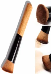 Drop ship multifunción brocha para base líquida mango de madera foudation polvo corrector colorete líquido maquillaje Brush6939218