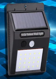 야외 태양 벽 교수형 20 LED 램프 홈 정원 스마트 모션 센서 나이트 보안 벽 조명 방수 도로 LED 램프 DH11888046459