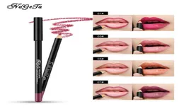 Ny matt lipliner Set Makeup Waterproof 3D Contour Lips Pigment Red Lipstick Lip Liner Pencil Women Beauty Tool8115718