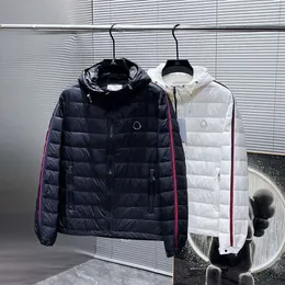 Moda Sıradan Erkekler Tasarımcısı Lüks Monclairjacke Klasik Maymun Ağız 24 Sonbahar ve Kış Yeni Kapüşonlu Rüzgar Yalıtısı Erkek ve Kadın Üstü Ceket