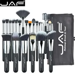 Pincéis Jaf 24 pcs pincéis de maquiagem profissional conjunto de alta qualidade compõem ferramenta função completa estúdio kit cosmético sintético