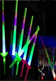 Telescopic Glow Sticks Flash Light Up Toy Fluorescent Sword Concert Activities Props Christmas Carnival Light Stick Toys4331998