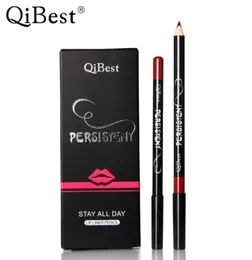 12pcs Professional Multifunctional Lipliner Pencil Long Lasting Waterproof Lip Eye Brow Cosmetic Makeup Colorful Lip Liner Pens4216017