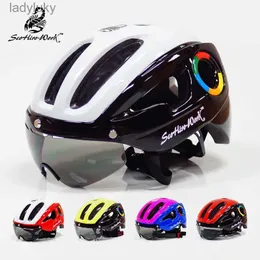 Cykelhjälmar 270G Ultralight EPS Cykelhjälm för Men Road MTB Mountain Bike Helm Lenses Goggles Cycling Equipment 9 Vents Casco Ciclismol240109