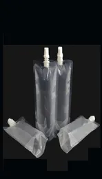 250ml Standup Plastik İçecek Ambalaj Çantası Suyu Süt Sütü Kahve İçecek Sıvı Paketleme Çantası İçecek POUCH8179013