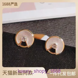 2024 new Designer Car tires's necklace Stainless steel Amulet Earrings Silver Plated 18k Rose Gold Peace Super Immortal Fashionable Style New With Original Box Pan YJ