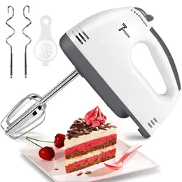 Multifunctional 7 Speed Mini Mixer Electric Food Blender Handheld Egg Beater Automatic Cream Cake Baking Dough 240109