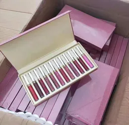 최신 메이크업 New Lip Gloss Set 12pcsset Luquid Matte 12colors 립스틱 4564399