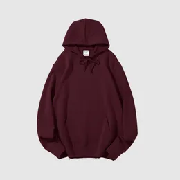 Sağlıklı kazak kapüşonlu ince taraklı çift taraflı kumaş boş hoodie