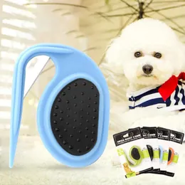 Dog Apparel Pet Open Knot Comb With Anti Slip Handle Deep Cleaning Improves Circulation Shedding Grooming Trimmer For Dogs Cats