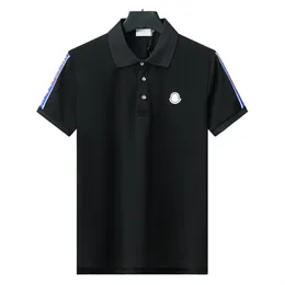 Kolory podstawowe męskie koszulka polo men koszulka haft haftowe logo polo koszule letnie tshirty France luksusowa marka TEE TEE MAN TOPS