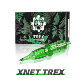 XNET TREX 20pcs agulhas de cartucho de tatuagem de segurança estéreis para caneta rotativa de tatuagem forro redondo suprimentos 1rl 3rl 5rl 7rl 9rl 11rl 14rl 240108
